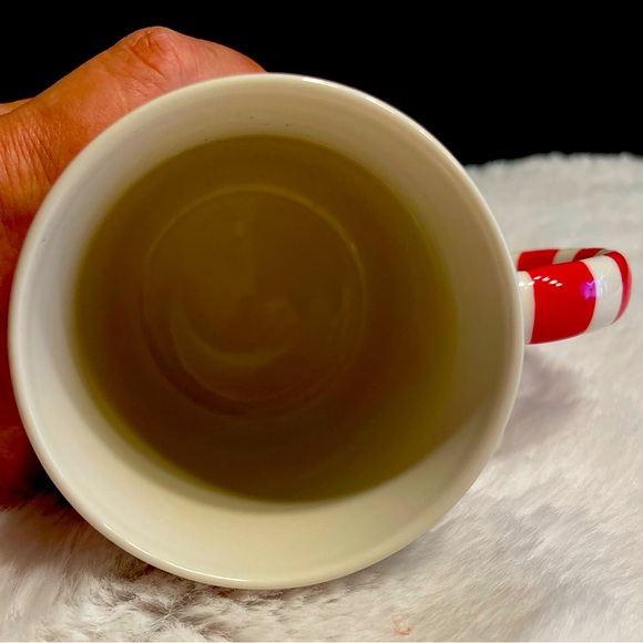 NEW Starbucks Candy Cane Christmas Coffee Mug Pink Doves Black Mermaid Holly - Picture 8 of 8